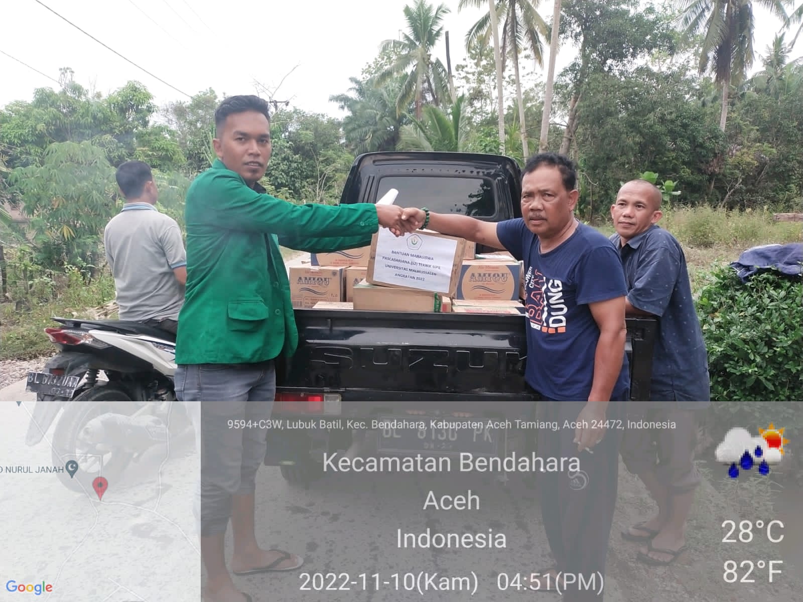 Mahasiswa Pascasarjana Teknik Sipil Salurkan Bantuan Untuk Korban Banjir Aceh Tamiang