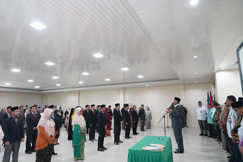 Menuju Kampus Unggul Asia Tenggara, Unimal Lantik 89 Pejabat Baru