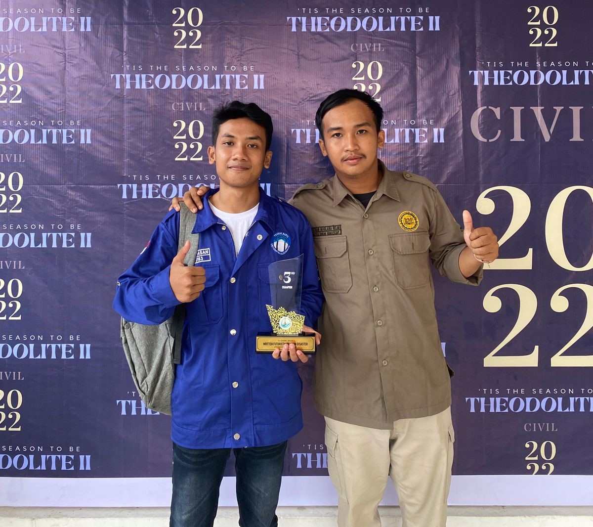 Mahasiswa Teknik Sipil Unimal, Phadlin Hasan raih juara 3rd Place Winner di tingkat internasional. Foto: Ist.